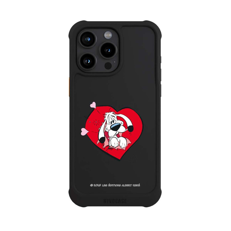 iPhone 15 Pro Max NIVOmax Idéfix Amoureux Transparent