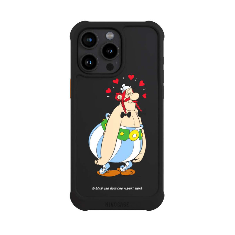 iPhone 15 Pro Max NIVOmax Obélix Amoureux Transparent