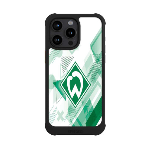 Apple iPhone 15 Pro Max NIVOmax Weiße Grafikelemente - Werder Bremen
