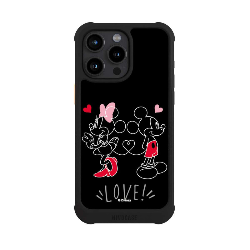 iPhone 15 Pro Max NIVOmax Souris amoureuse noire