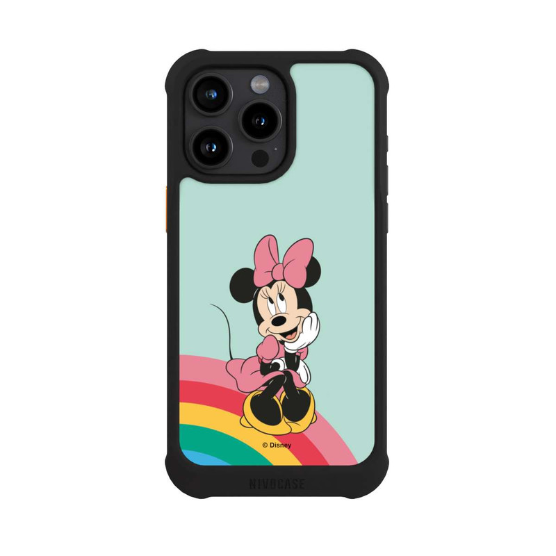 iPhone 15 Pro Max NIVOmax Minnie Arc-en-Ciel Portrait