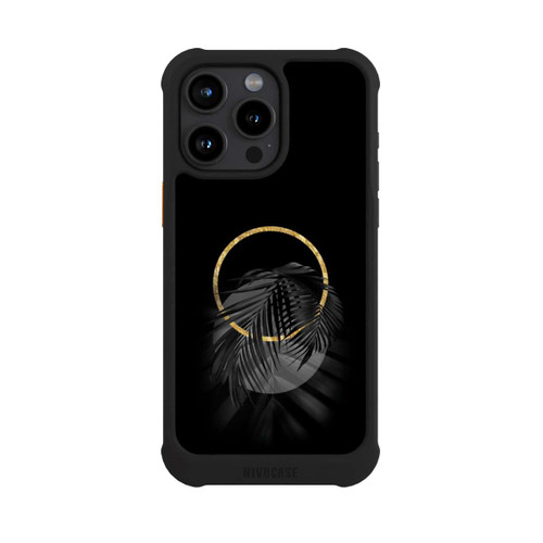 Apple iPhone 15 Pro Max NIVOmax Feuille tropicale noire
