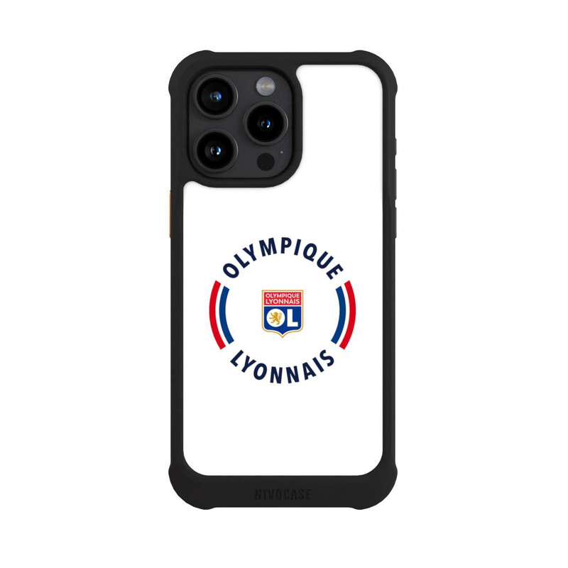 iPhone 15 Pro Max NIVOmax OL Logo Blanc