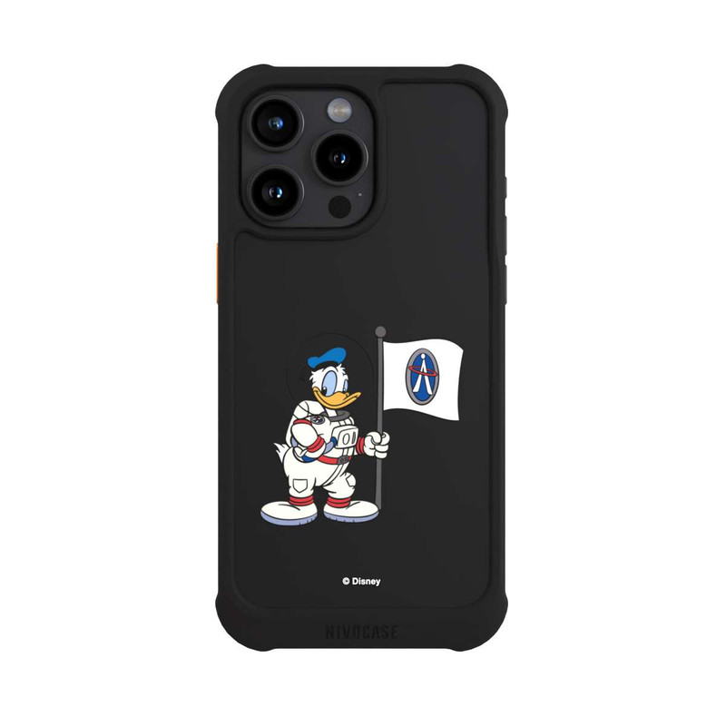 iPhone 15 Pro Max NIVOmax Donald Duck Astronaut Transparent