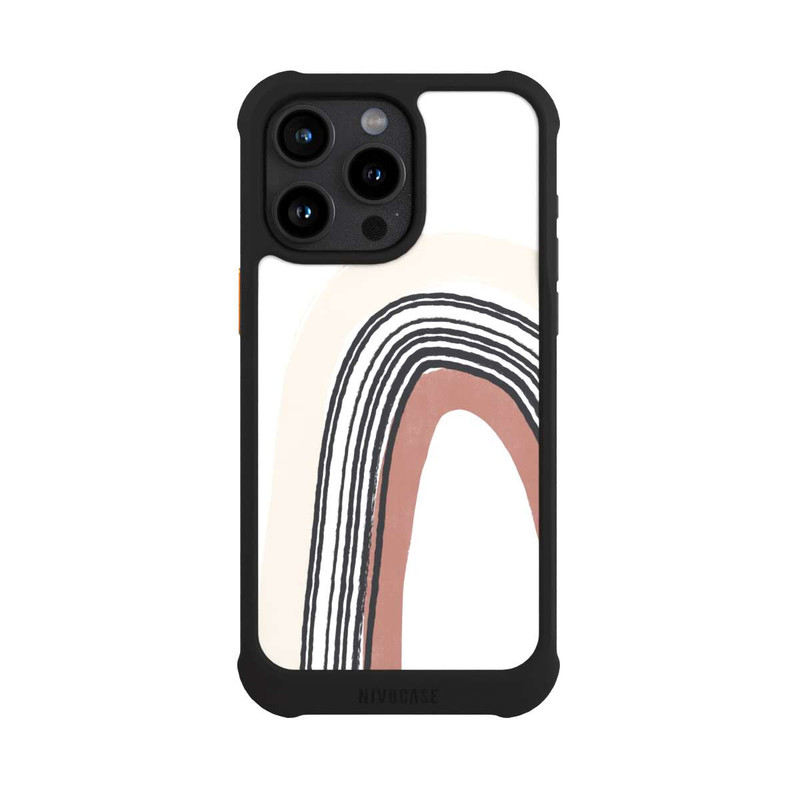 iPhone 15 Pro Max NIVOmax Texturierter Regenbogen