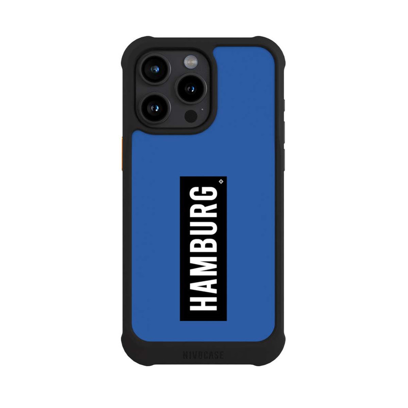 iPhone 15 Pro Max NIVOmax HSV Hamburg Schwarz Blau