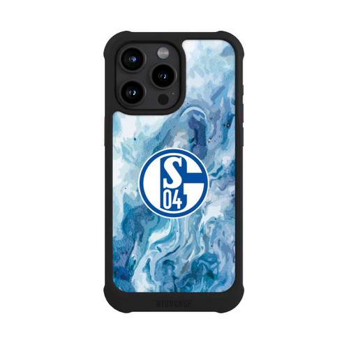 Apple iPhone 15 Pro Max NIVOmax Schalke 04 Flüssig Blau