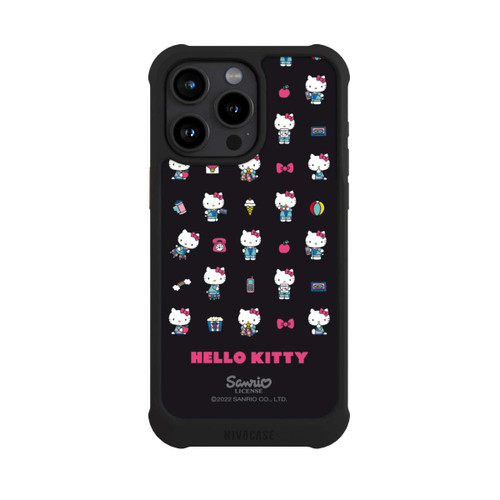Apple iPhone 15 Pro Max NIVOmax Hello Kitty 90s Schwarz