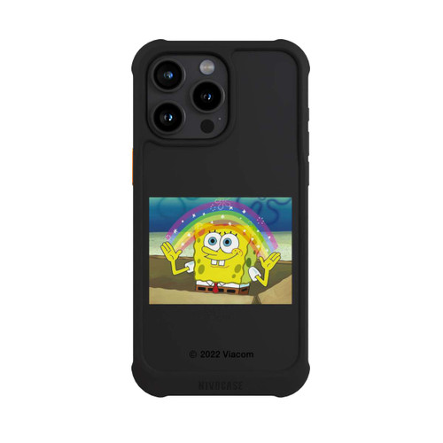 Apple iPhone 15 Pro Max NIVOmax Spongebob - Rainbow Meme transparent