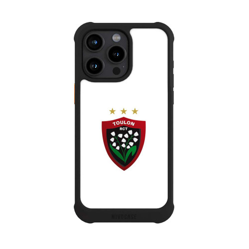 Apple iPhone 15 Pro Max NIVOmax Logo RC Toulonnais Blanc