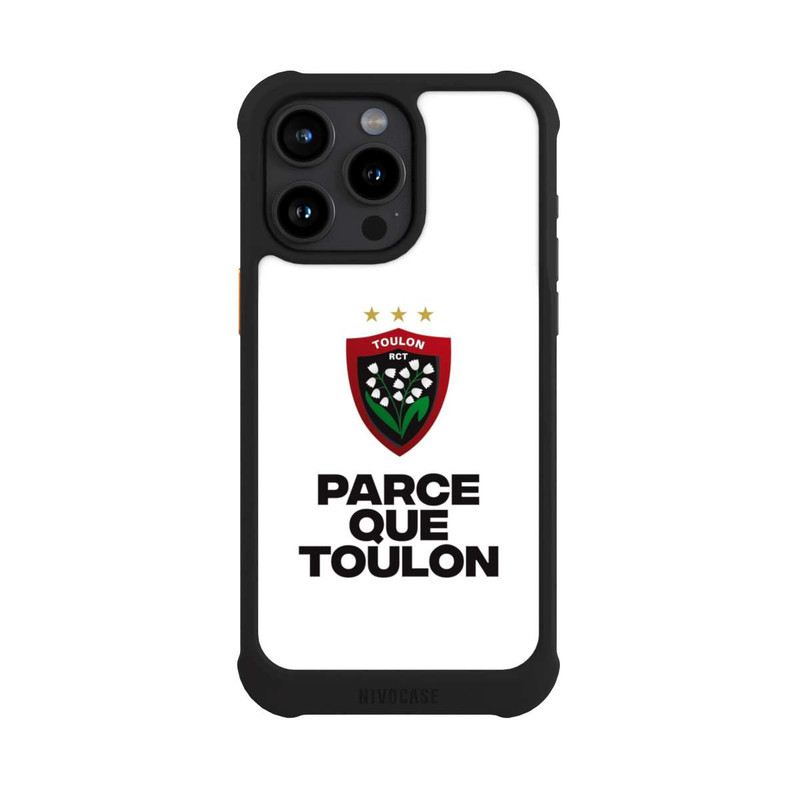 iPhone 15 Pro Max NIVOmax Parce Que Toulon Blanc