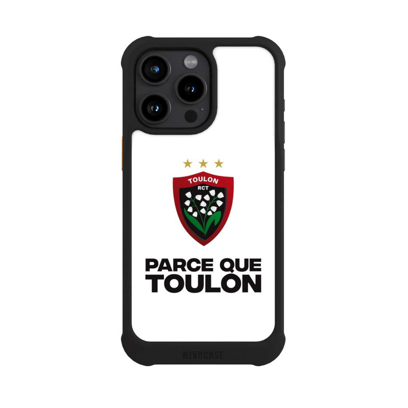 iPhone 15 Pro Max NIVOmax RC Toulonnais Blanc