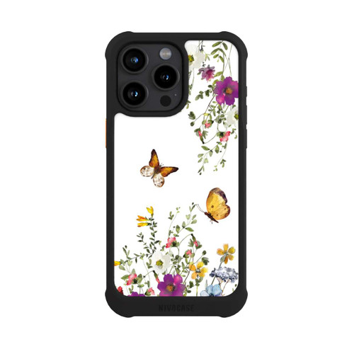 Apple iPhone 15 Pro Max NIVOmax Butterflies And Colorful Flowers