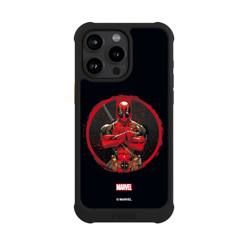 iPhone 15 Pro Max NIVOmax Deadpool Badge
