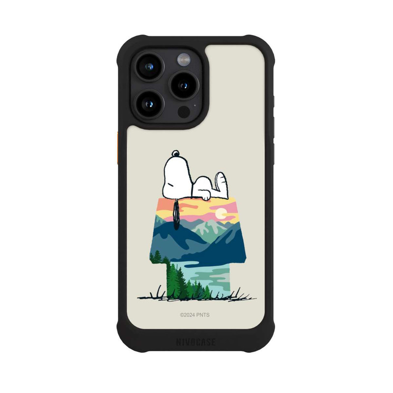 iPhone 15 Pro Max NIVOmax Snoopy Camping Hütte