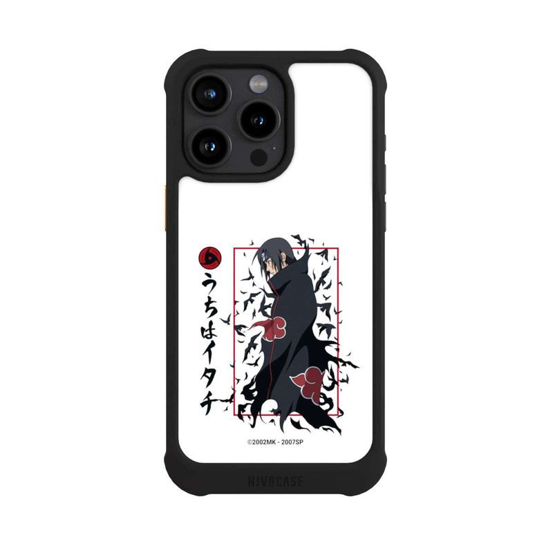 iPhone 15 Pro Max NIVOmax Les corbeaux Itachi blanche