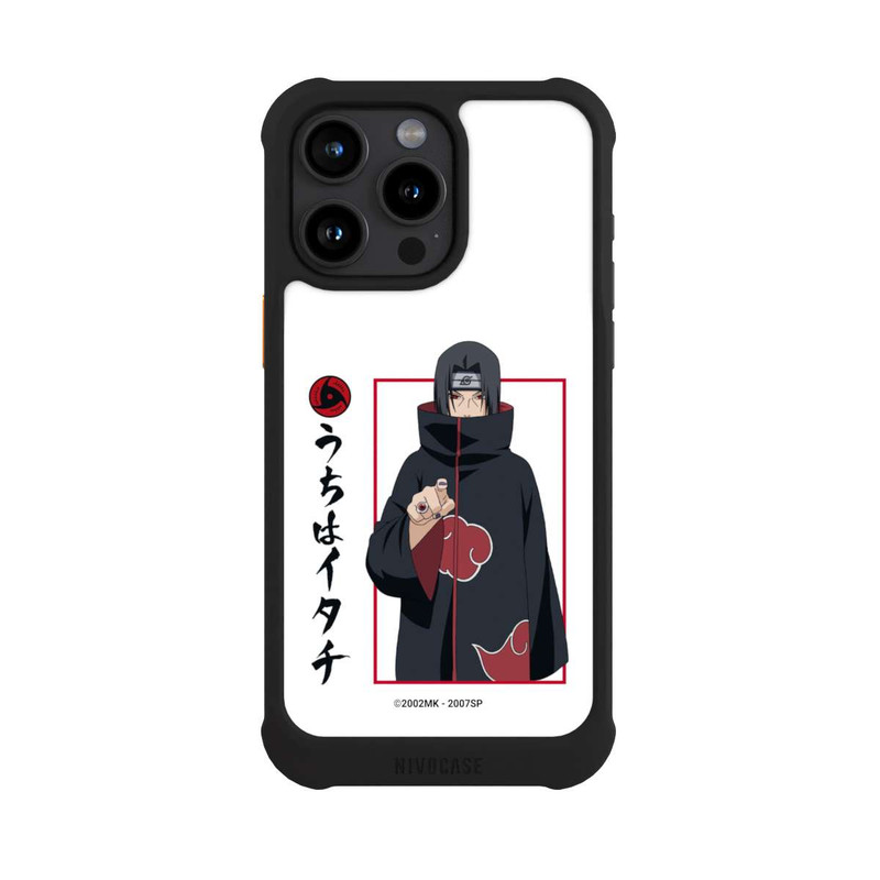 iPhone 15 Pro Max NIVOmax Itachi Geste Weiß