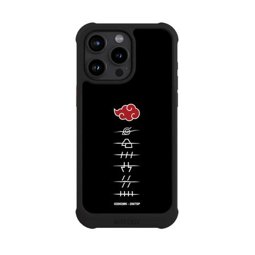 Apple iPhone 15 Pro Max NIVOmax Akatsuki Mitgliedssymbole Schwarz