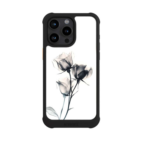 Apple iPhone 15 Pro Max NIVOmax Schwarze Blume