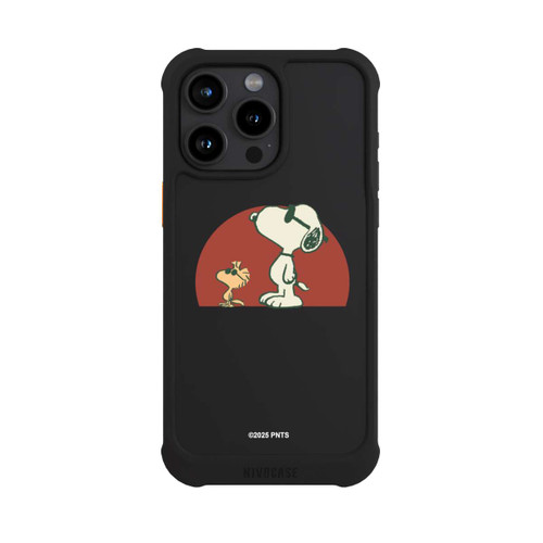 Apple iPhone 15 Pro Max NIVOmax Snoopy Woodstock Far Out transparent