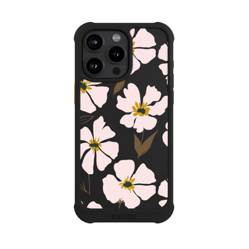 Apple iPhone 15 Pro Max NIVOmax Simple Pastell Flowers Rose Transparent