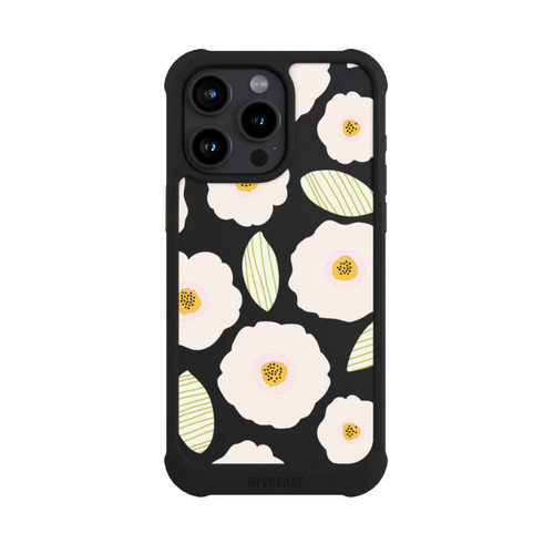 Apple iPhone 15 Pro Max NIVOmax Simple Pastell Flowers Light Transparent