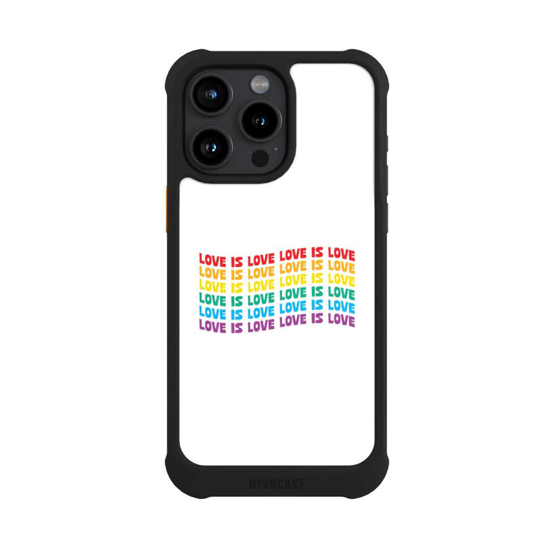 iPhone 15 Pro Max NIVOmax Love is Love Flag