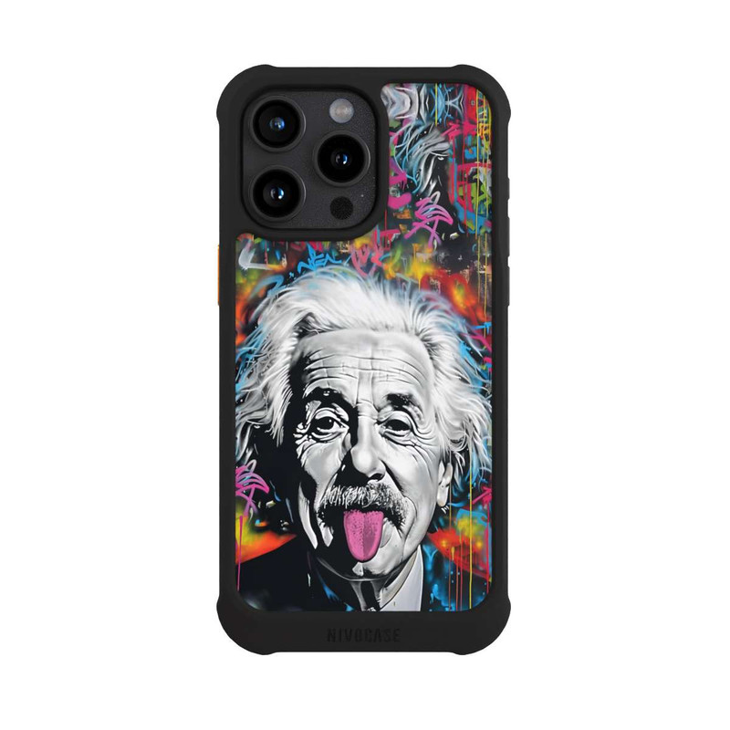 iPhone 15 Pro Max NIVOmax Physiker Bunte Zunge Raus
