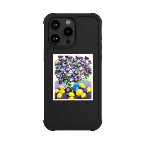 Apple iPhone 15 Pro Max NIVOmax Purple Asters and Lemons by Christopher Ryland