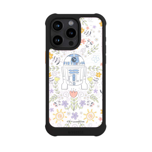 Apple iPhone 15 Pro Max NIVOmax R2D2 Blumen Muster