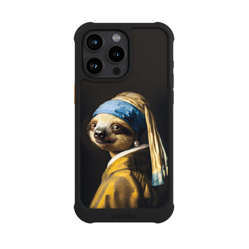 Apple iPhone 15 Pro Max NIVOmax Faultier mit dem Perlenohrring