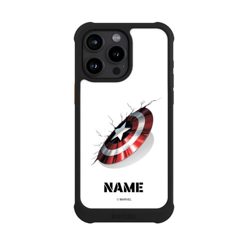 Apple iPhone 15 Pro Max NIVOmax Captain America Shield Personalisierbar