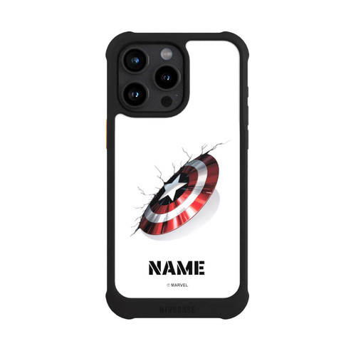 Apple iPhone 15 Pro Max NIVOmax Captain America Shield Personalisierbar