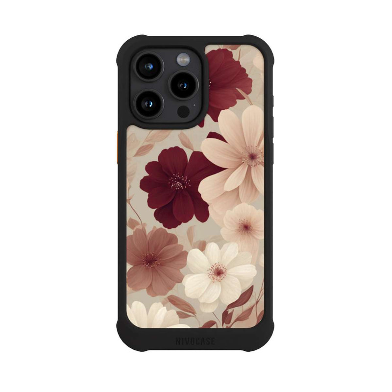 iPhone 15 Pro Max NIVOmax Romantische Pastellblumen mit KI
