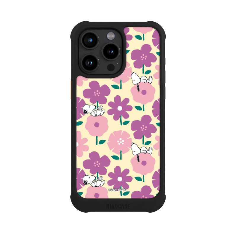 iPhone 15 Pro Max NIVOmax Peanuts Flower Pattern Yellow