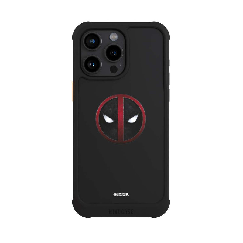 iPhone 15 Pro Max NIVOmax Deadpool Logo Transparent
