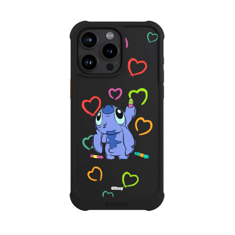 iPhone 15 Pro Max NIVOmax Stitch Draws a Heart Transparent