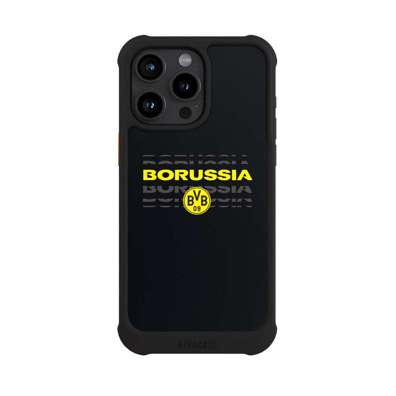 iPhone 15 Pro Max NIVOmax Borrussia Gelb Schwarz