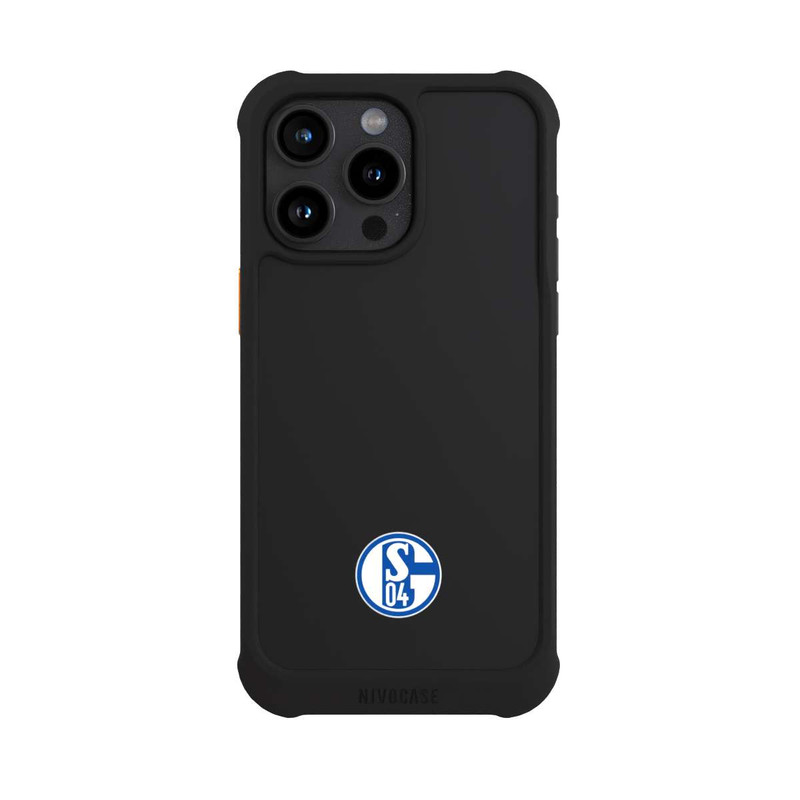iPhone 15 Pro Max NIVOmax FC Schalke 04 Logo Klein Transparent