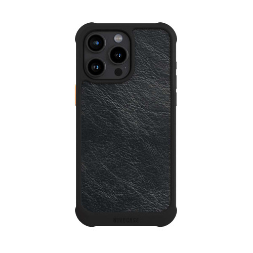 Apple iPhone 15 Pro Max NIVOmax Black Leather Look Background