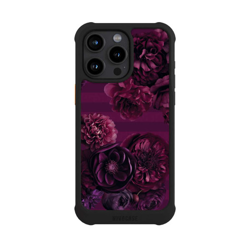 Apple iPhone 15 Pro Max NIVOmax Majestic Baroque Blossom Dream Burgundy Pink mit KI