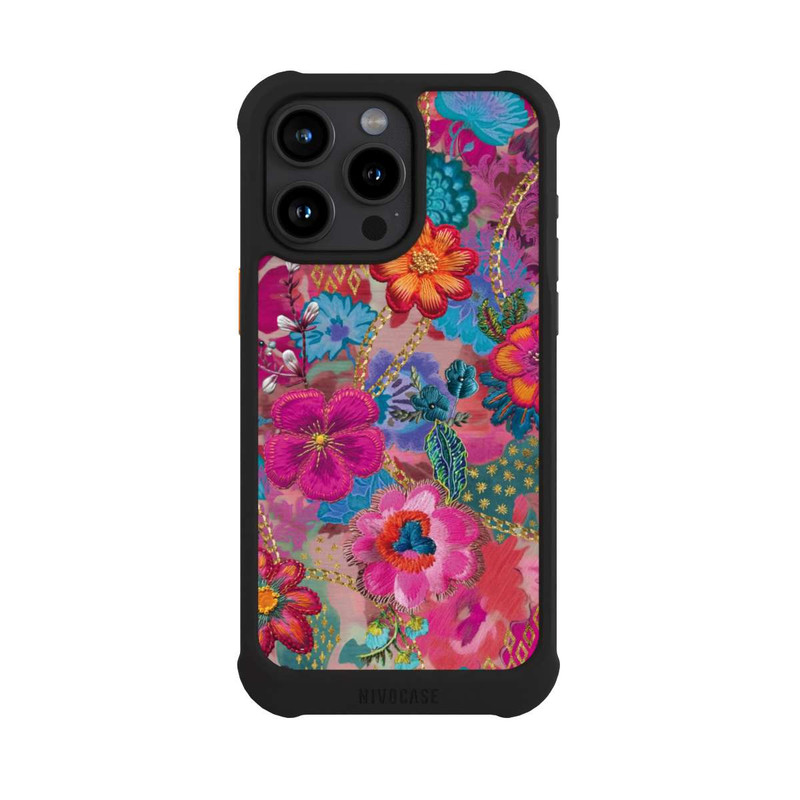 iPhone 15 Pro Max NIVOmax Patchwork Flowers With AI