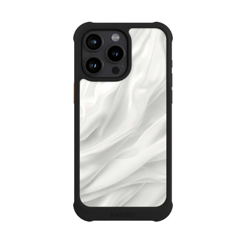 Apple iPhone 15 Pro Max NIVOmax White Satin Smooth Texture With AI