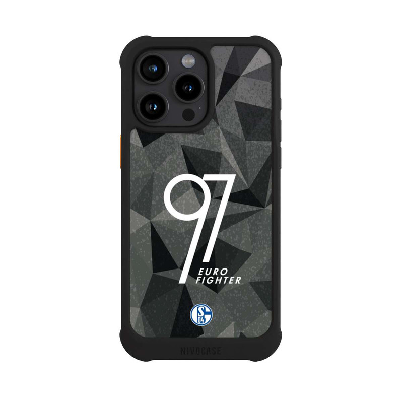 iPhone 15 Pro Max NIVOmax S04 Eurofighter 97 grau