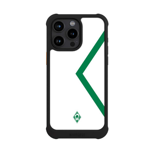 Apple iPhone 15 Pro Max NIVOmax Werder Bremen Rautenelement Grün