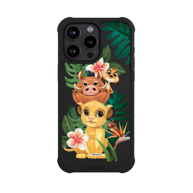 iPhone 15 Pro Max NIVOmax König der Löwen Simba und Freunde Transparent