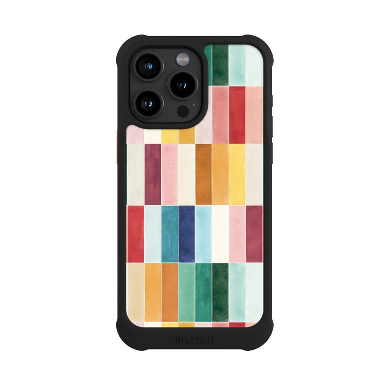 iPhone 15 Pro Max NIVOmax Modern Craft Geometric Rectangular Tiles