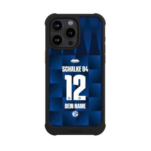 Apple iPhone 15 Pro Max NIVOmax Schalke 04 Trikot Personalisierbar 26-27