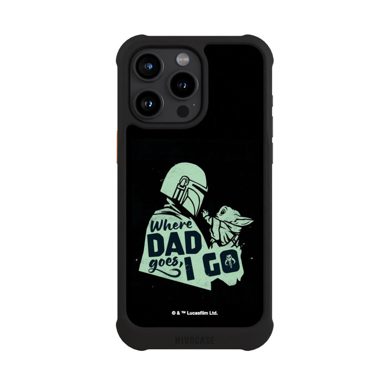 iPhone 15 Pro Max NIVOmax Grogu - Where dad goes,I go