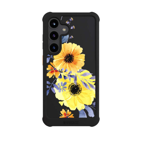 Samsung Galaxy S24 NIVOmax Gelbe schwedische Blumen